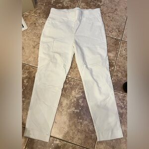 Chico's Perfect Stretch White Pants Size 10-12